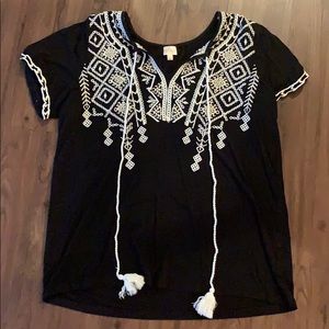 Keep in Touch brand bohemian blouse